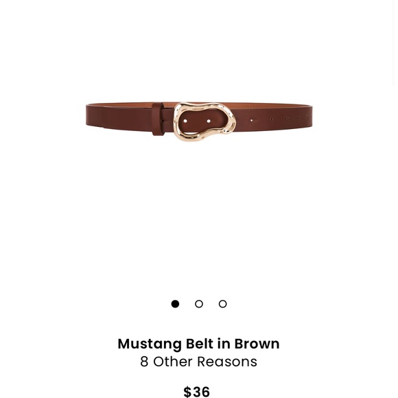 Revolve brown belt - Picture 1 of 6